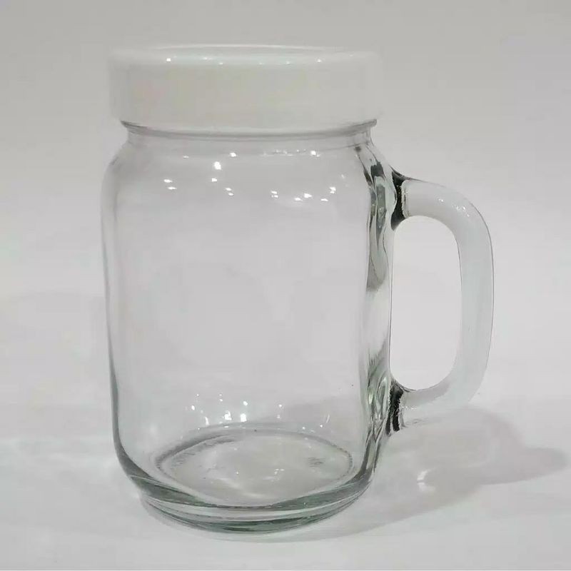 Gelas Harvest Toples Jar / Gelas Kaca / Gelas Kopi / Cangkir Kopi / Mug Toples / Mug Kaca  Gelas Teh