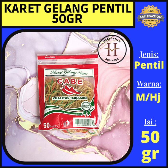 Karet Gelang Super Cabe / Karet gelang murah / karet gelang
