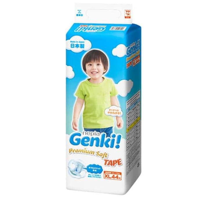 Popok Bayi Perekat Nepia Genki Premium Tape XL44