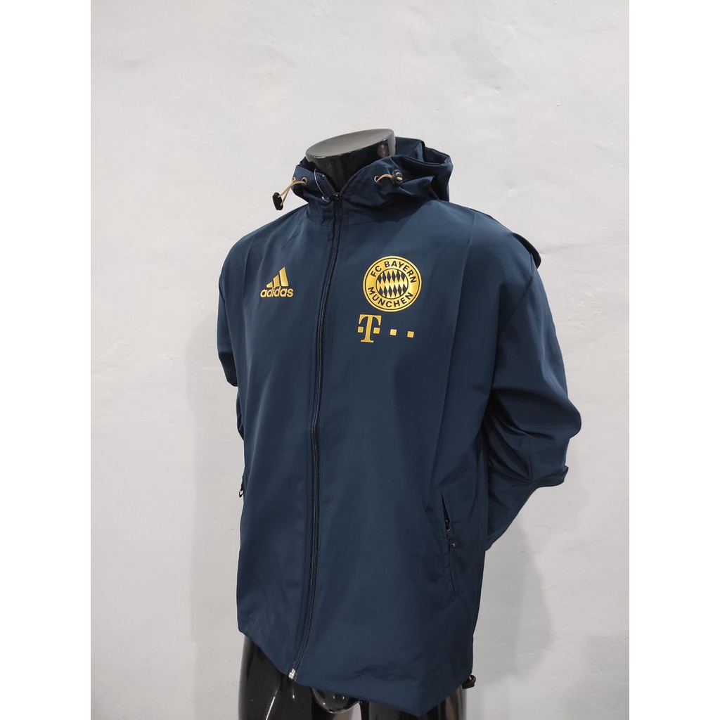 JAKET PARASUT TRAINING BAYERN MUNCHEN NAVY