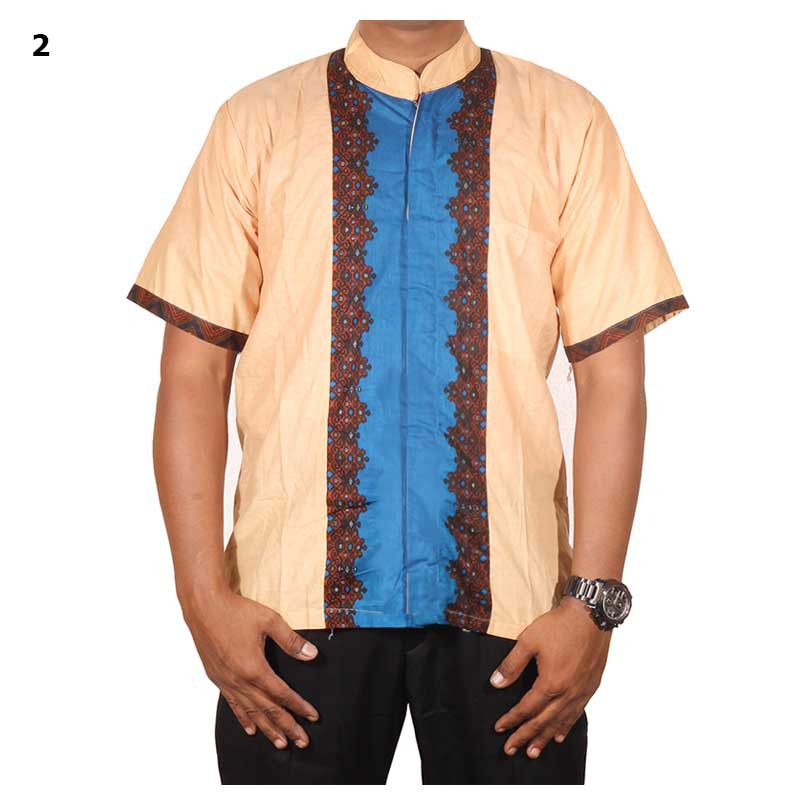 Baju Koko Batik Pra da Kombinasi Ihsan