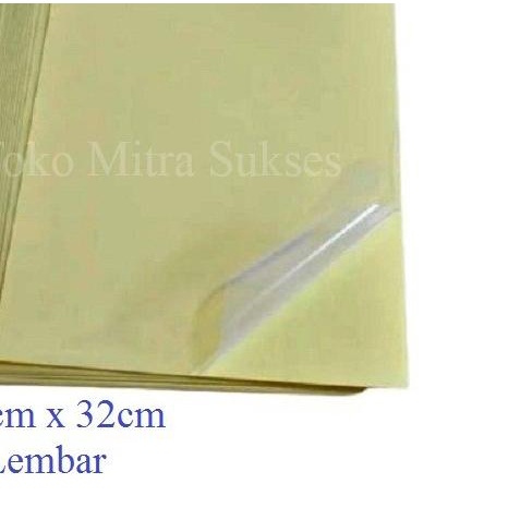 

❄ Stiker Laminating Dingin Glossy & Doff A4 - Doff ❊