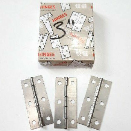 Engsel Tipis Besi RRT 3 inch isi 24Pcs Harga Per Kotak (D4146)