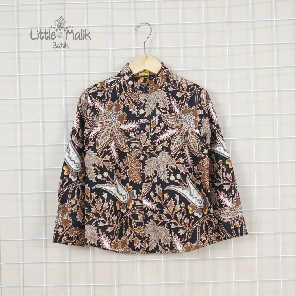 Kemeja Batik Anak Lengan Panjang By Little Malik Batik, Batu Raden