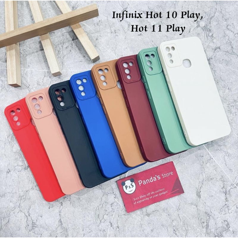Softcase Pro Camera Infinix Hot 10 Play / Hot 11 Play Candy Case Full Color 3D Silikon TPU