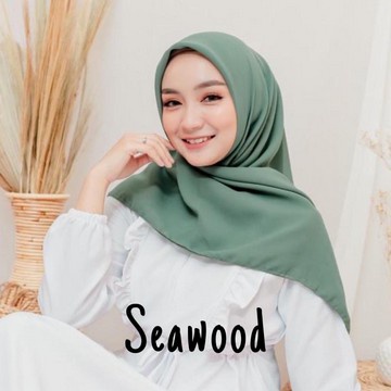 Bella Square Hijab Segiempat | Kerudung Laudya Pollycotton PART 2-Seawood