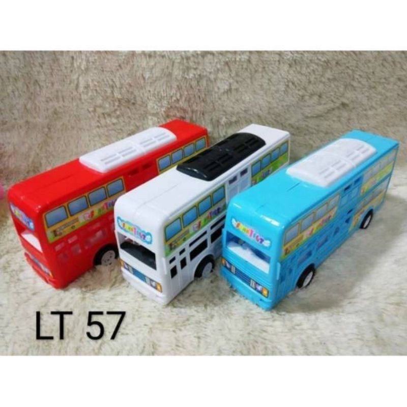 LT 57 - Mainan Bis Sekolah Tingkat Warna Big Bus School Tingkat LT57