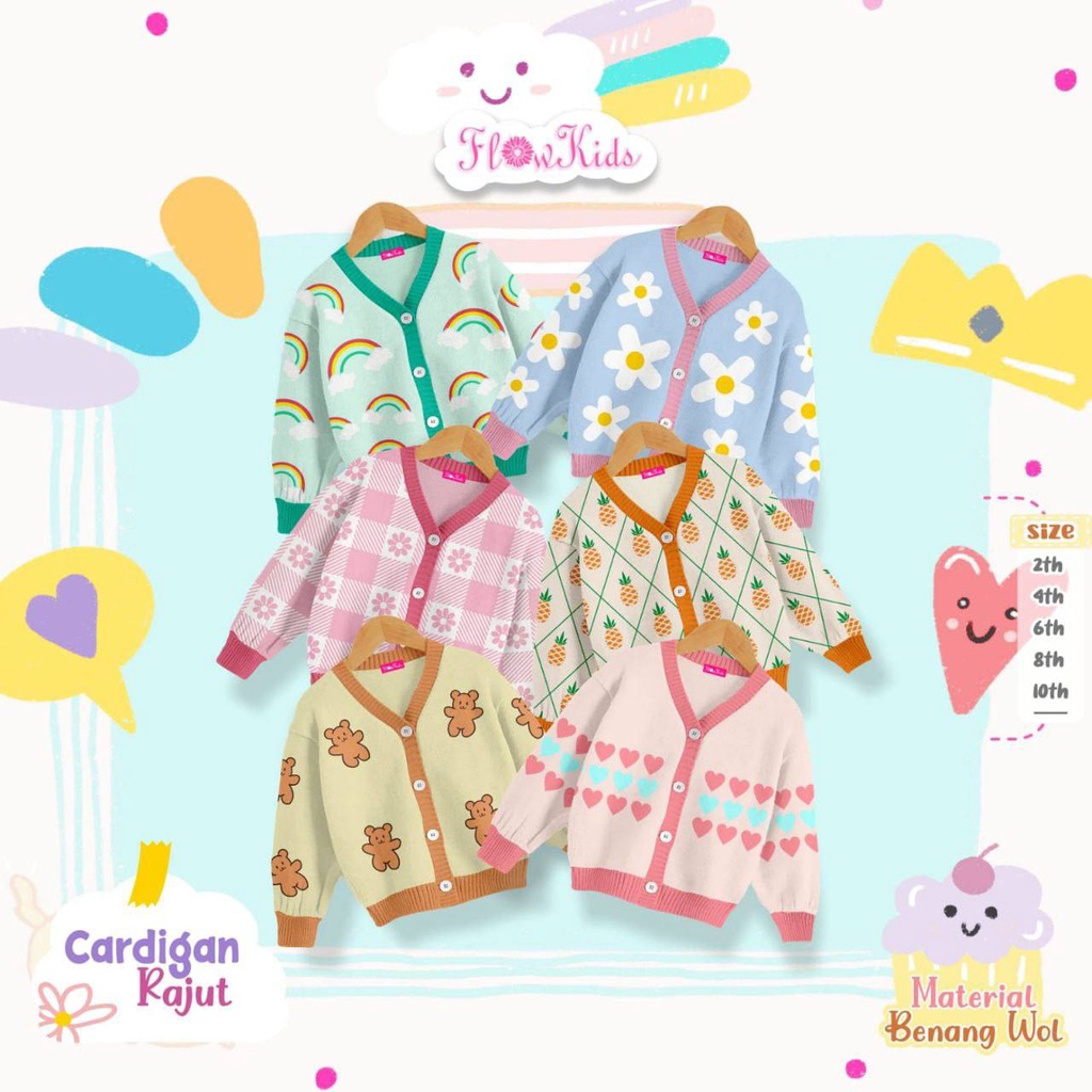 Cardigan anak Rajut by Flowkids