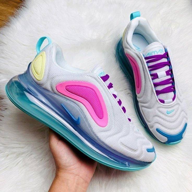 pink purple blue air max
