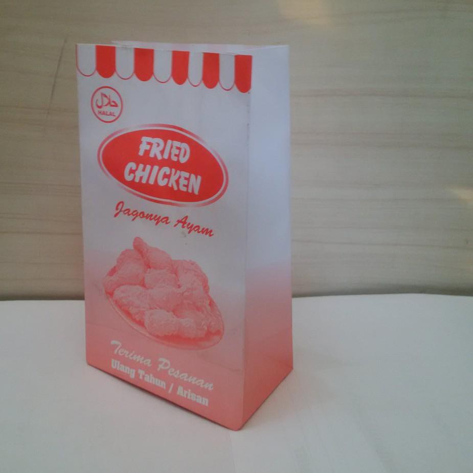

BantingHarga Kantong Kemasan Fried chicken 50 Pcs - Paper Bag Kantong Ayam Fried Chicken 50 Pcs