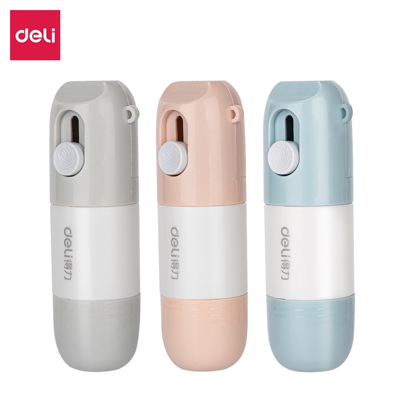 

Deli Roller Stamp / Stempel Pelindung Data 2 in 1 Dengan Cutter / Penghapus Nama + Alamat Resi JQ122