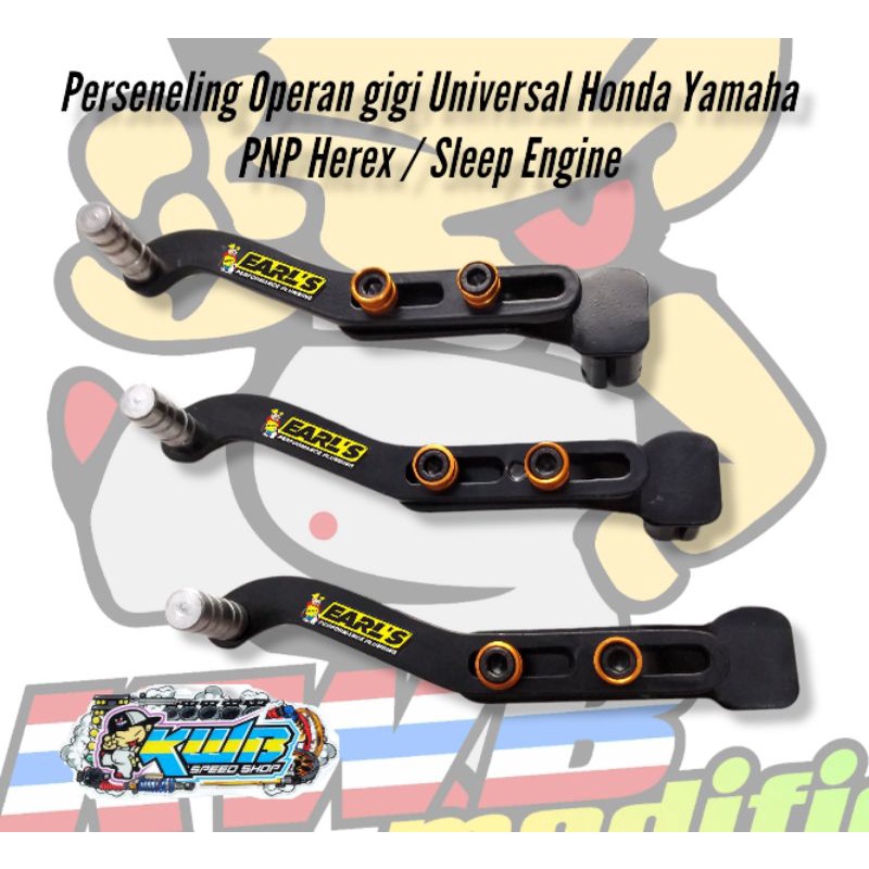 Perseneling porseneling operan gigi cungkit cungkil universal honda yamaha earls black racing