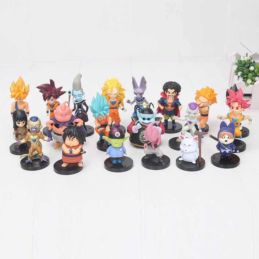 20 pcs/set Dragonball Dragon Ball Super DB Son Goku Wcf Frieza Boo