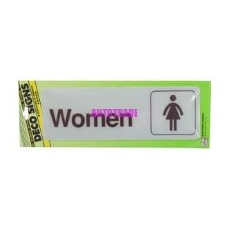 

HY-KO SIGN LABEL STICKER ANODIZED WOMEN STIKER TOILET WOMEN