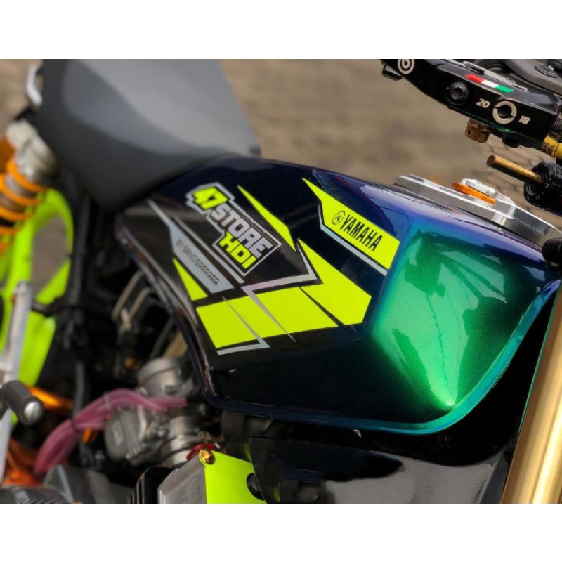 Stiker Striping RX King kombinasi bahan stabilo bisa request custom GRATIS