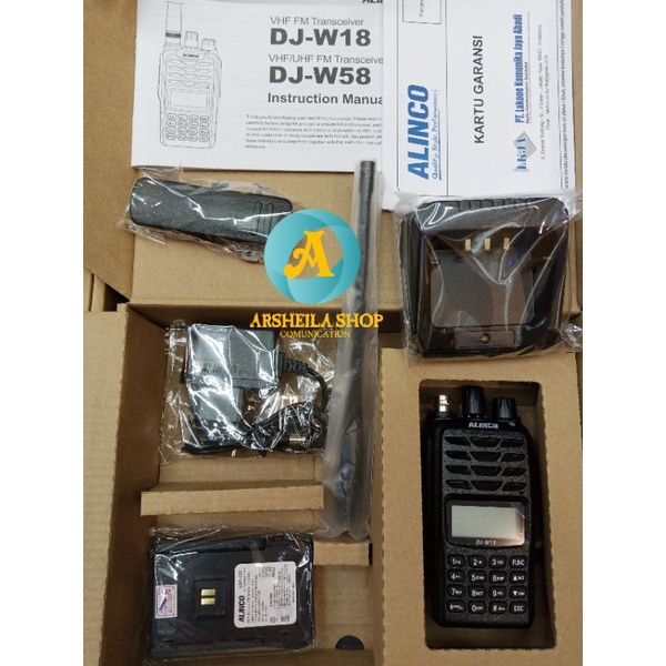 Ht alinco dj w18 original promo garansi 1 tahun