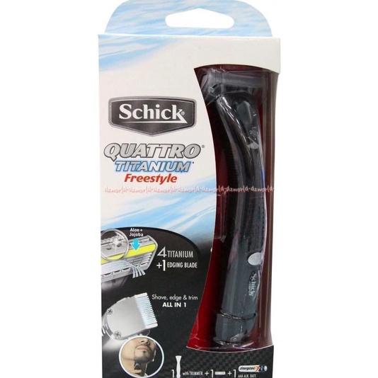 Schick Quattro Titanium Freestyle Pisau Cukur Shick Titanium