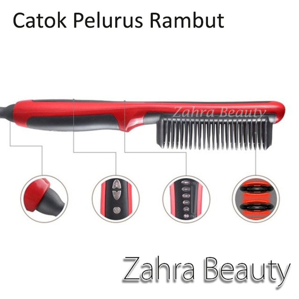 Sisir Pelurus Rambut - Alat Catok Praktis