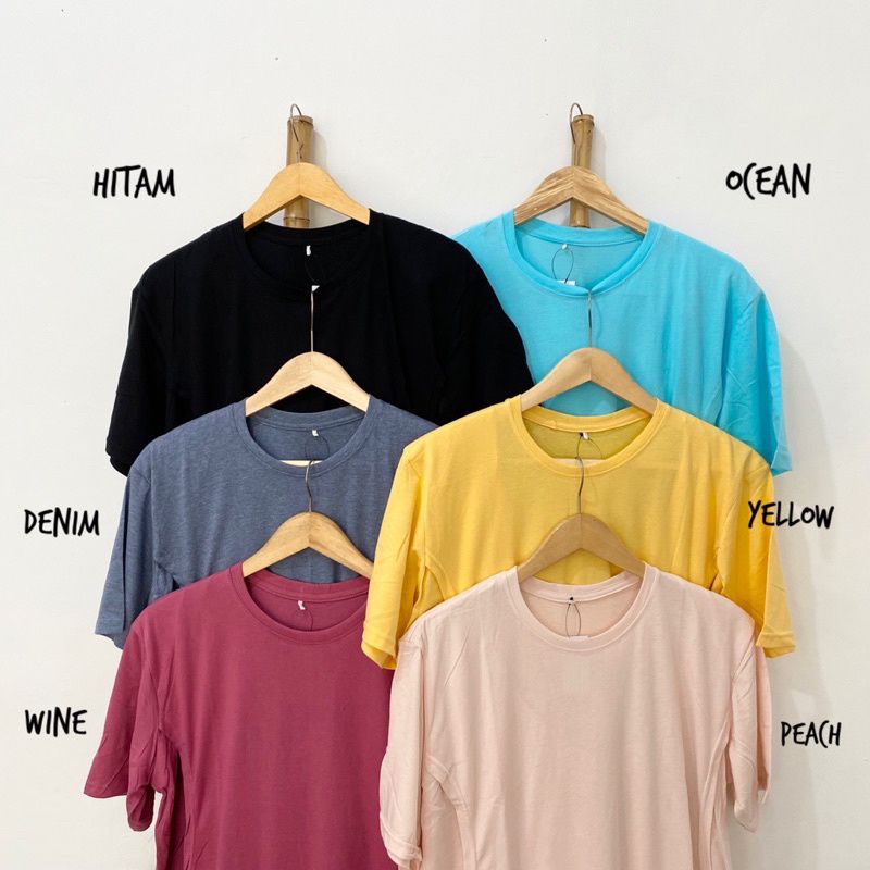 Kaos BUSUI Tunik Lengan Pendek Polos