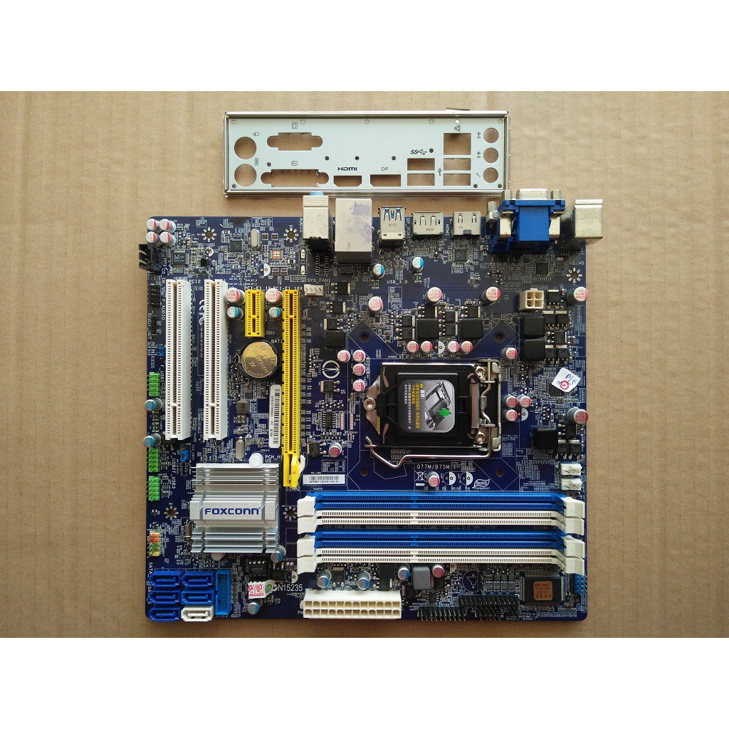 Motherboard Gaming Foxconn B75M LGA 1155 B75 H61 4-slot RAM. USB 3.0 support i3-3240 i5-3570 i7-3770