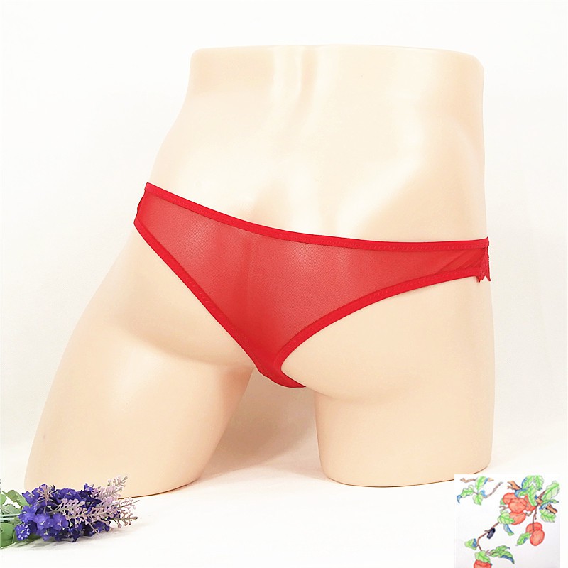 (Bayar di Tempat) Celana Dalam Pria Thongs Panties Open Crotch Underwear Sexy G-String Y052