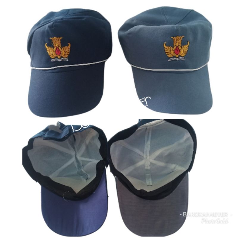 Topi Sekolah SD SMP SMA Bordir Polos Warna