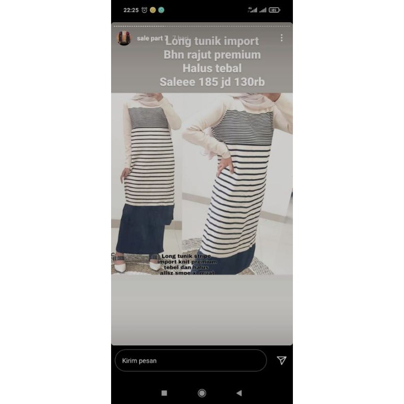 STRIPE LONG TUNIK
