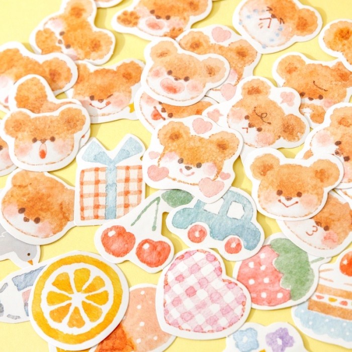 

Hemat Sticker Pack Dekorasi Journal Planner Scrapbook Cute Bear Beruang Terlaris