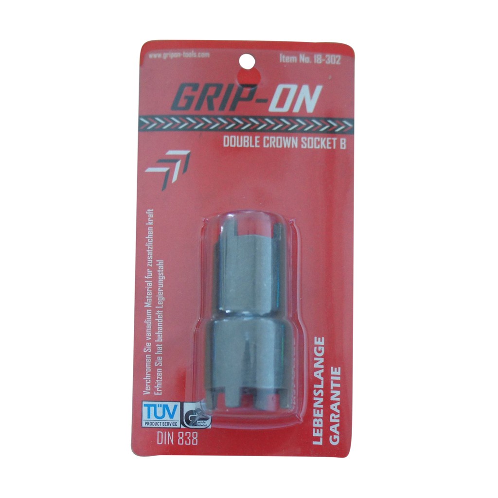 Double Crown Socket / kunci mahkota / kunci kopling Type B GRIP ON