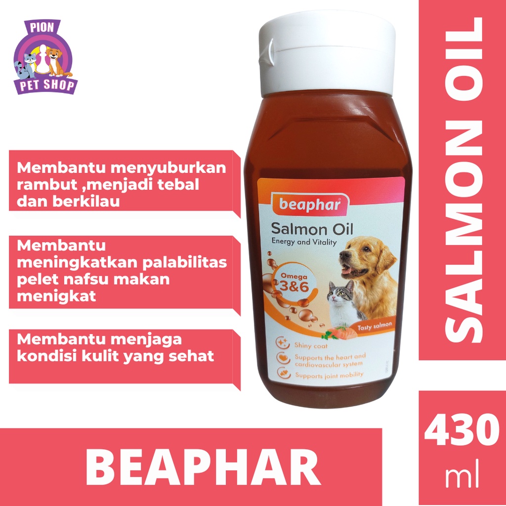 Beaphar Salmon Oil 430 ml / Minya Ikan Salmon / Vitamin