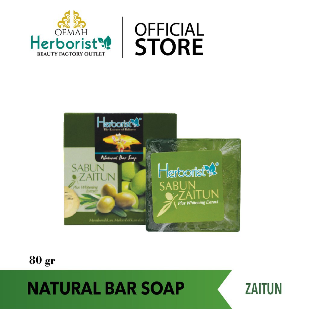 Herborist Natural Bar Soap Zaitun - 80gr