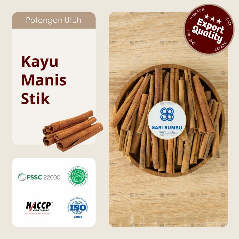 

Kayu Manis Stik / Cinnamon Stick Export Quality