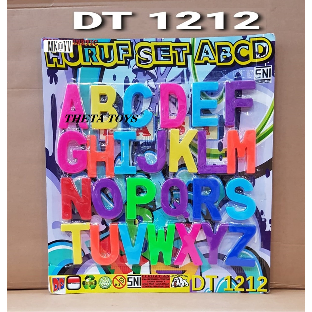 MAINAN HURUF SET ABCD DT1212 MAINAN HURUF ABJAD MAINAN EDUKASI MENGENAL HURUF MAINAN ANAK ANAK