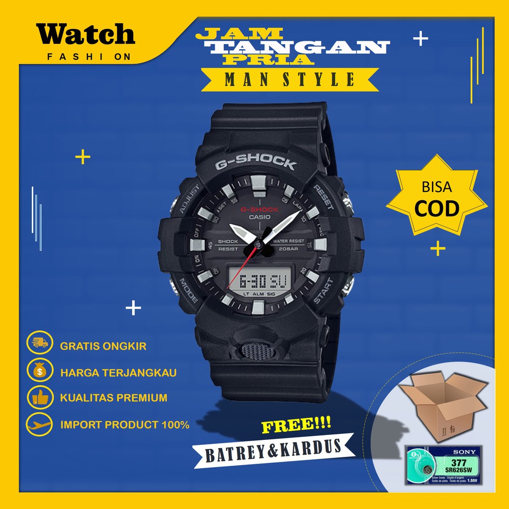 JAM TANGAN SPORT PRIA TERBARU JAM TANGAN COWOK KEREN JAM TANGAN LAKI LAKI IMPORT A6