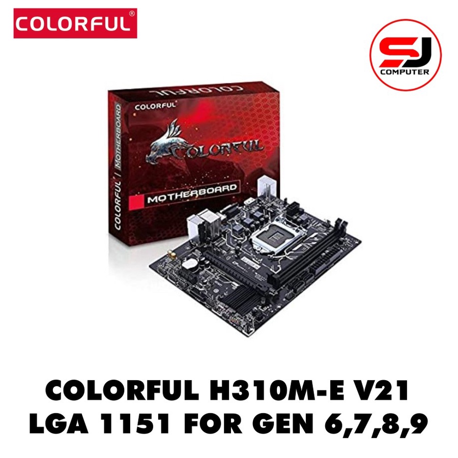 Motherboard Colorful H310M-E V21 (LGA1151, H310, DDR4, USB3.0,SATA 3)