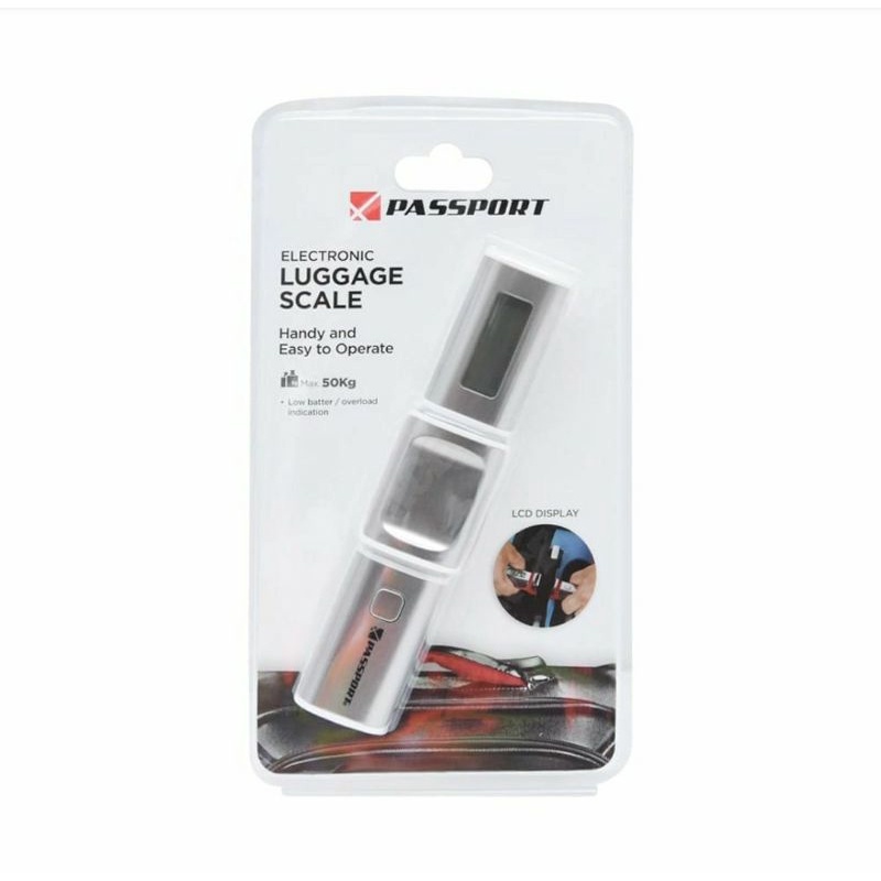 PASSPORT TIMBANGAN KOPER DIGITAL EASY GRIP/ACE LUGGAGE SCALE EASY GRIP 50KG/ACE TIMBANGAN KOPER