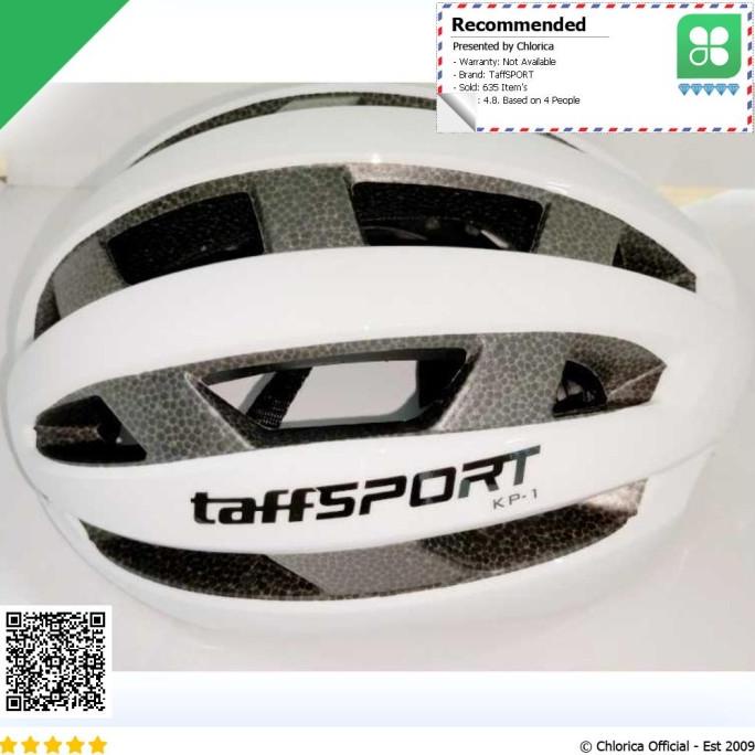 BEST TaffSPORT Helm Sepeda Ultralight Cycling Bike Helmet - KP-1 - Putih