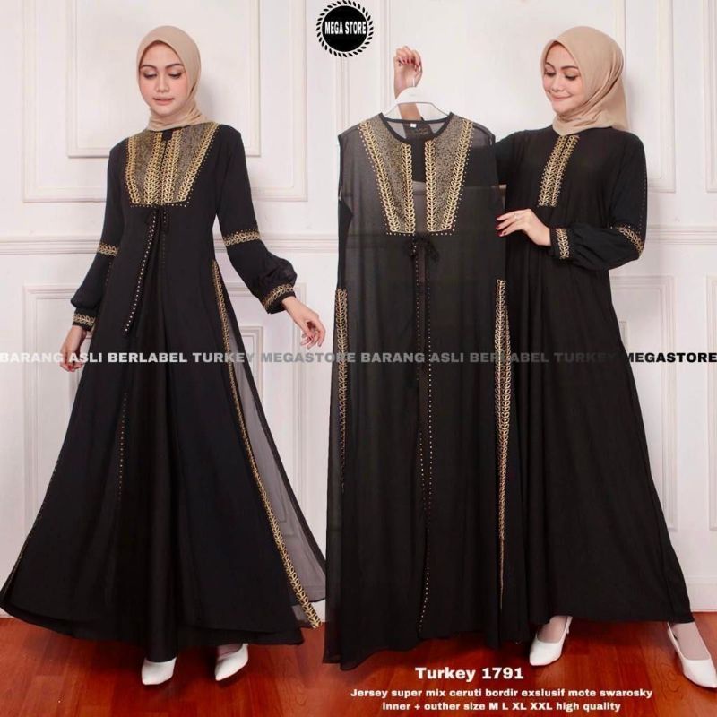 Abaya Turkey Ori Mega Store Abaya Arab Gamis Arab Gamis Turkey