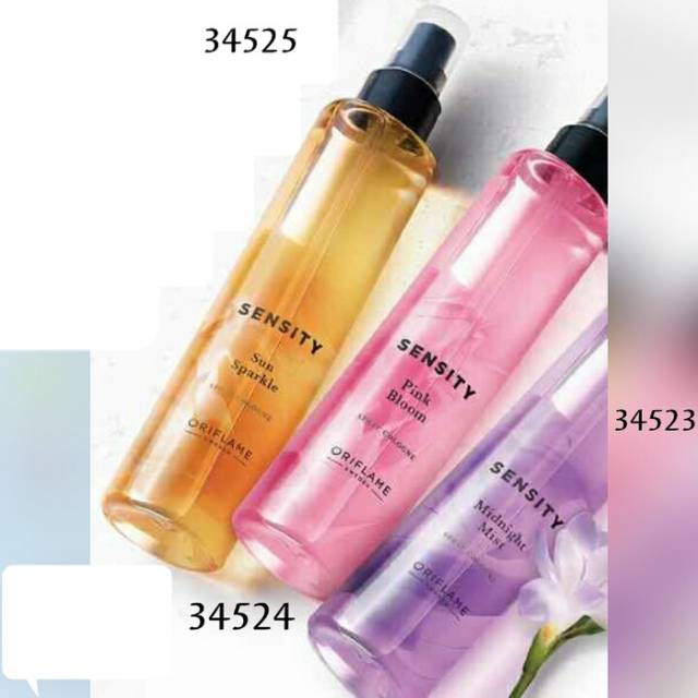 Sensity Midnight Mist | Sun Sparkle | Pink Bloom Spray Cologne