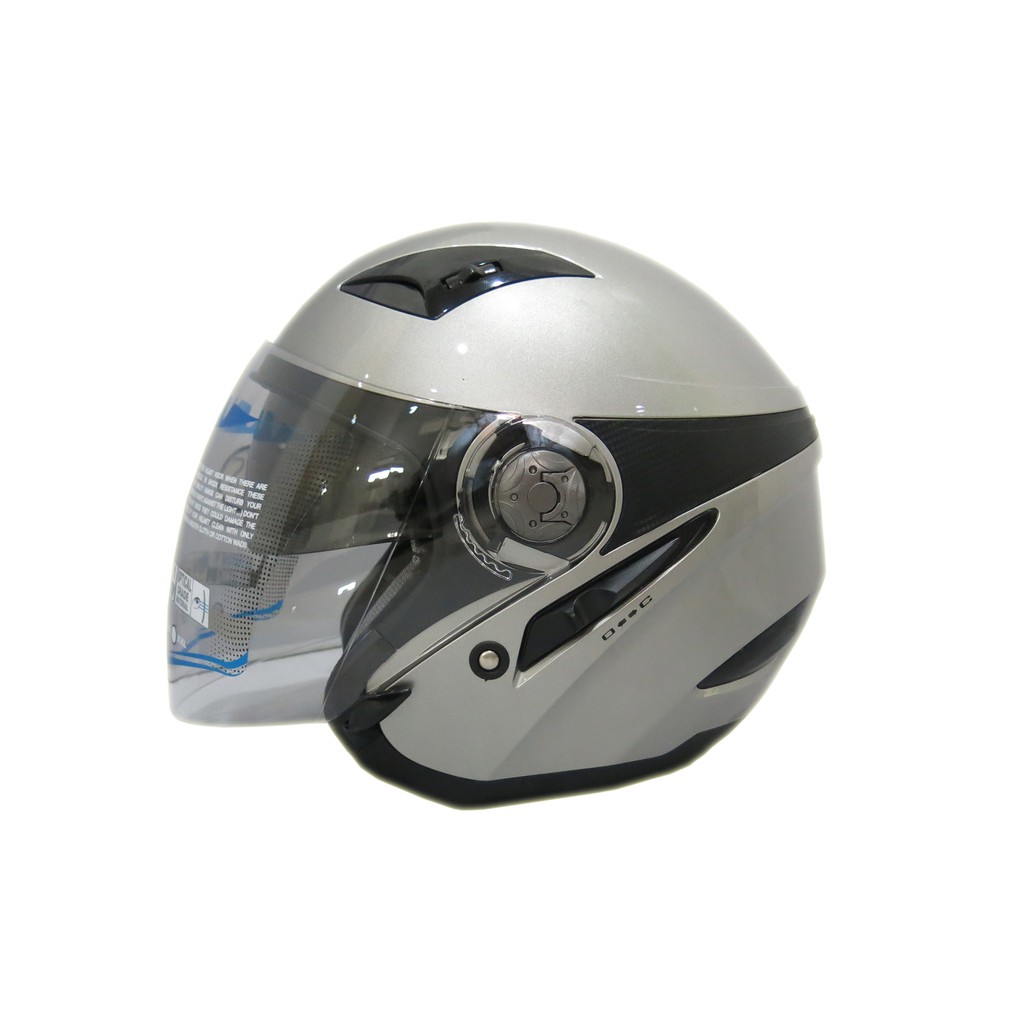 Helm Half Face Resmi Honda Luxury Silver