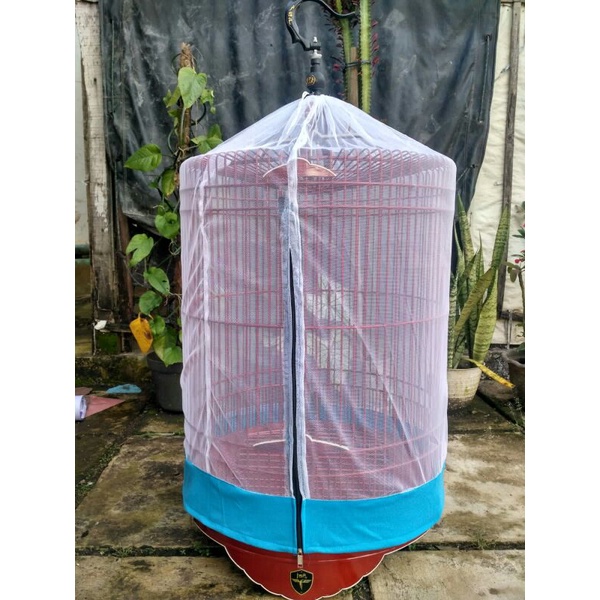 krodong kerodong kelambu slambu transparan sangkar murai