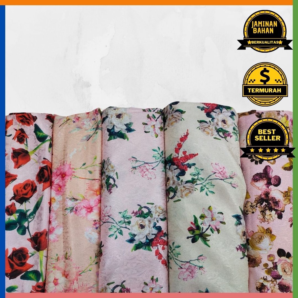 Kain Memora Kain Jaguard Motif Berbagai Warna Lebar - 150 cm Murah Berkualitas Murah Banget Harga Promo