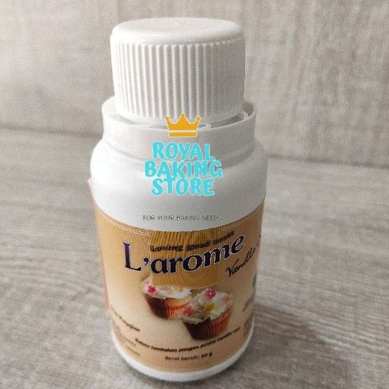 Larome Vanilla milk Powder 50 gram / vanilla bubuk vanili
