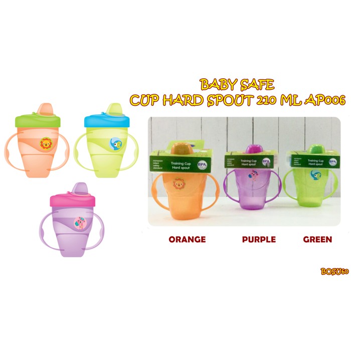 BOSU60 BOTOL BABY SAFE CUP HARD SPOUT 210 ML AP006