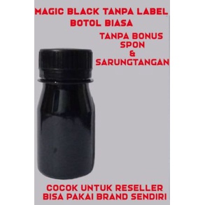 Grosir Magic Black Premium 60ml [Penghitam motor/mobil, Trim Restorer, Dasboard, Body motor/ mobil]