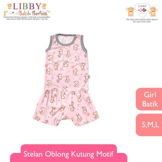 LIBBY 1 stel Stelan Oblong Kutung - Celana Pendek SML