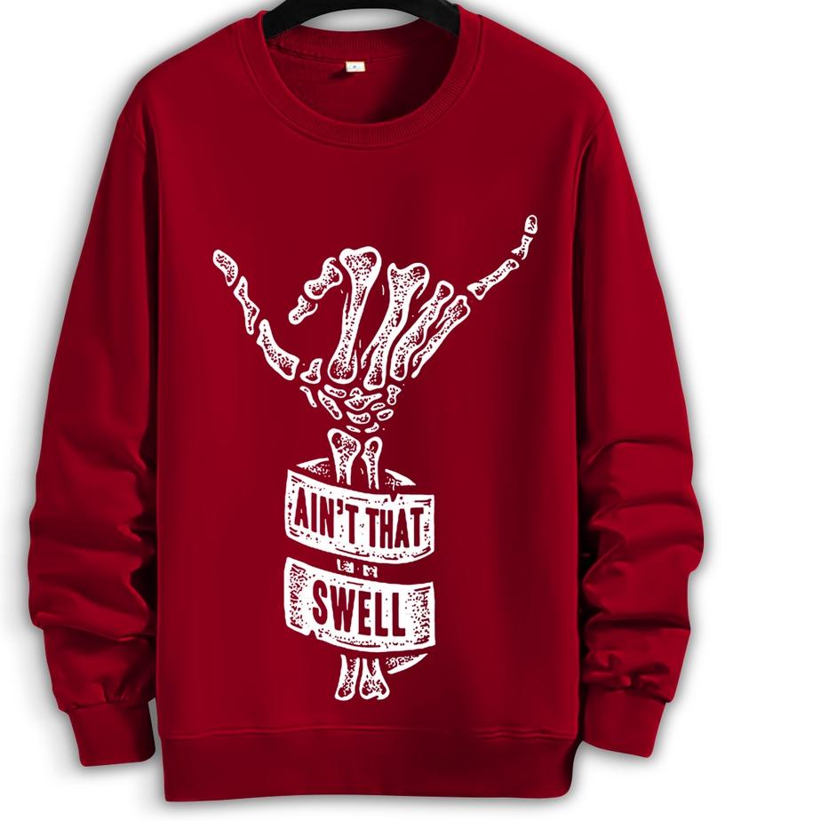 New Baju sweater Tangan TengkorakPria Lengan panjang /Outerwear/Sweater pria/Fashion pria/Sweater Pr