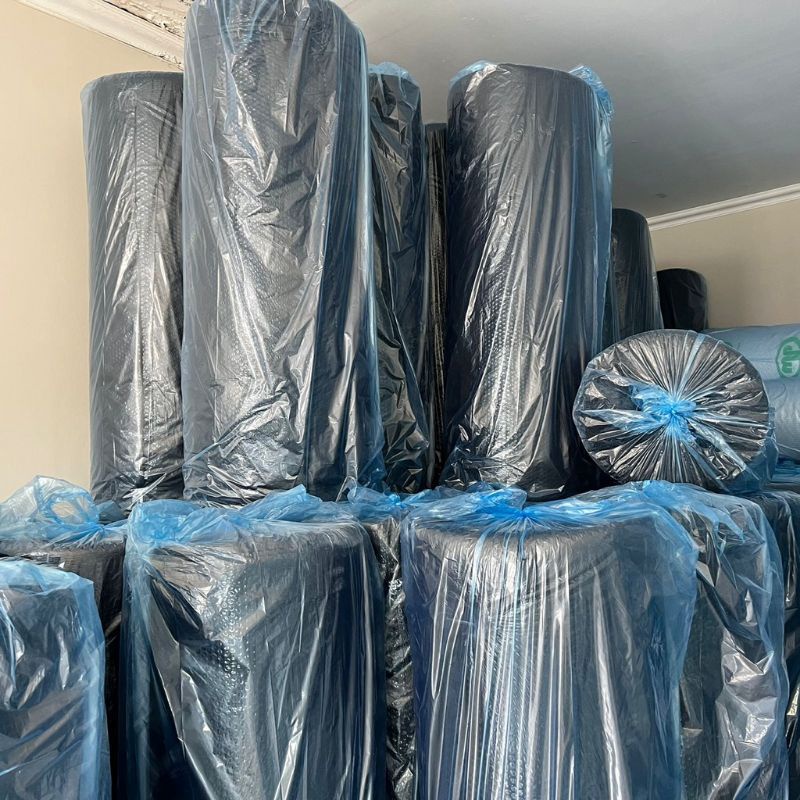 

bubble wrap hitam putih 125cm × 50m/ plastik buble wrap tebal murah