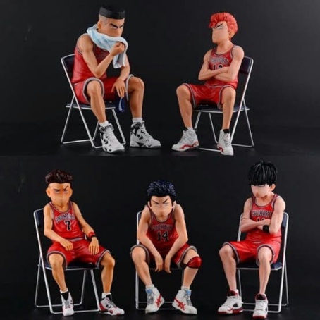 

Promo Slamdunk Shohoku Team Set Hanamichi Sakuragi Akagi Rukawa Mitsui fig Limited