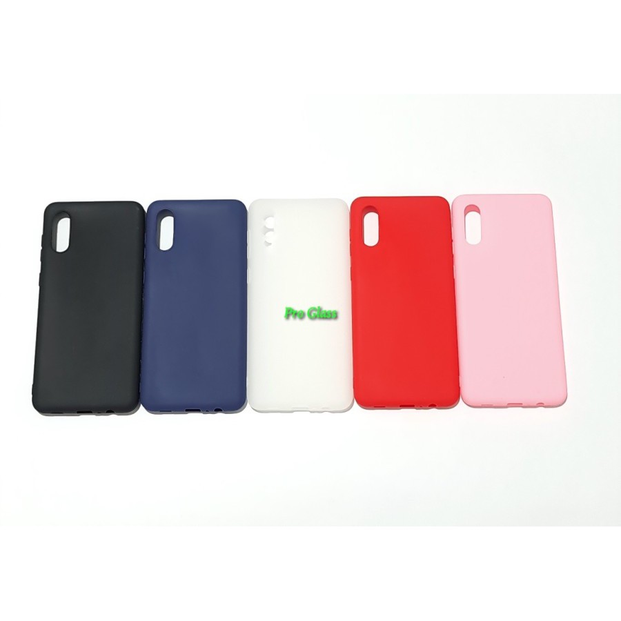 C107 Samsung A02 / A02s Colourful Ultrathin Silicone Matte Soft Case